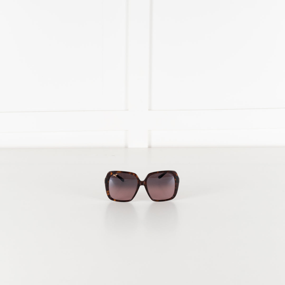 Maui Jim Tortoiseshell Oversized Square Frame Sunglasses