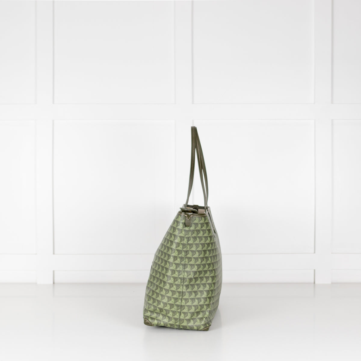 Anya Hindmarch Khaki Large I'm A Plastic Bag