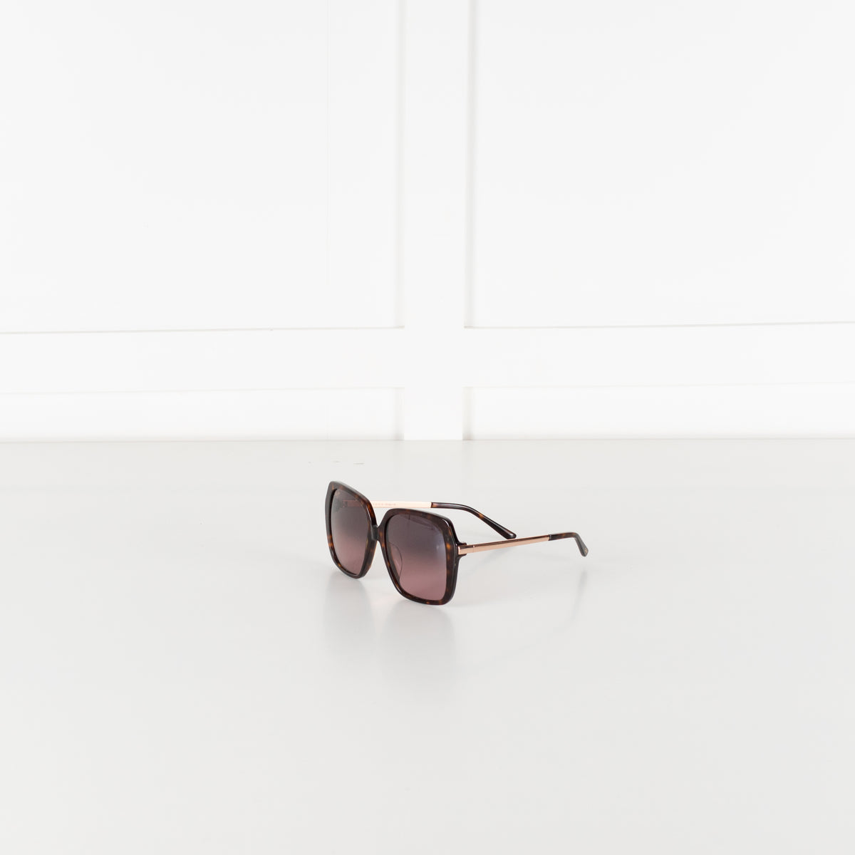Maui Jim Tortoiseshell Oversized Square Frame Sunglasses