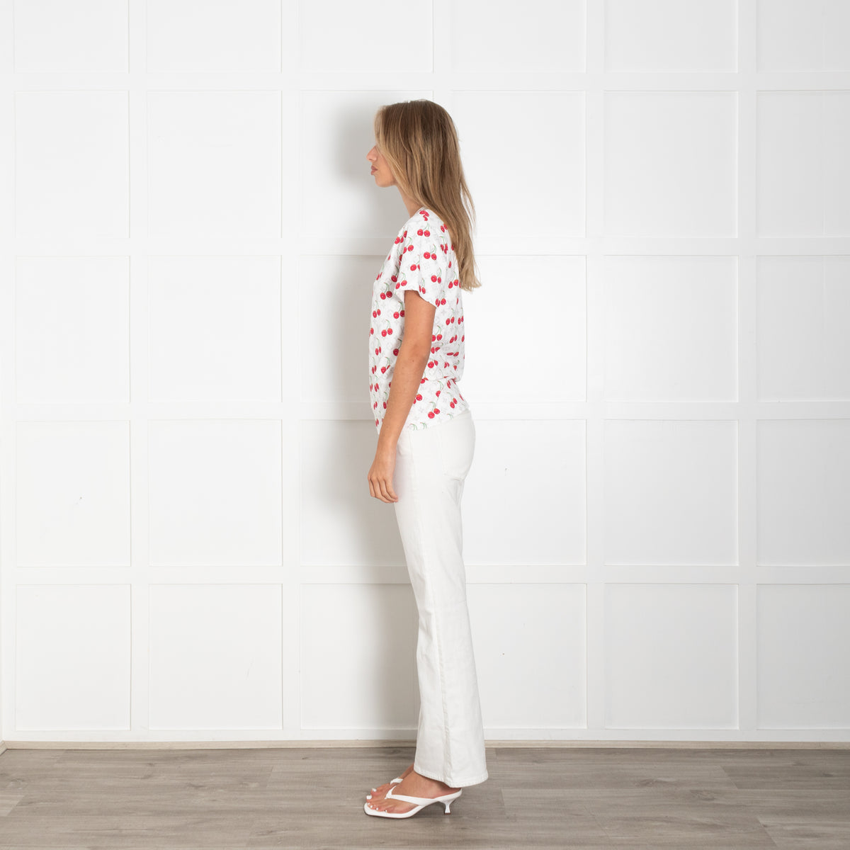 Louis Vuitton x Takashi Murakami White Red Cheery Print Cotton Shirt