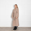 By Malene Birger Oatmeal Maxi Coat With Belt