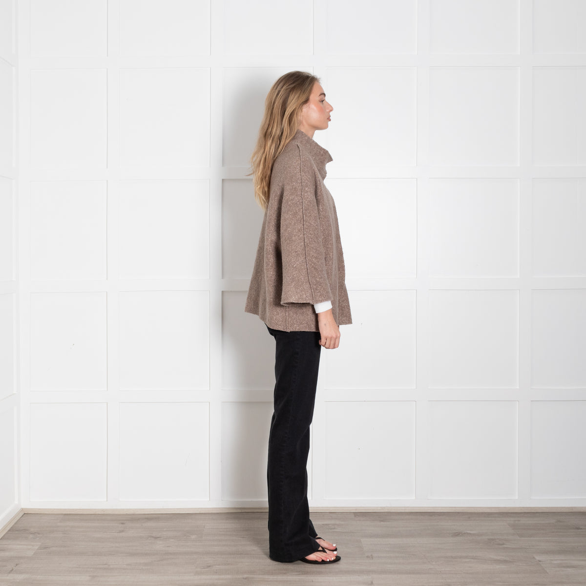 Trebarrabi Brown Pressed Wool Jacket