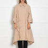Burberry Beige Cotton Oversized Wingmore Parka