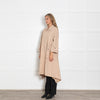 Burberry Beige Cotton Oversized Wingmore Parka