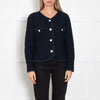 Chanel Navy Woven Short Jacket