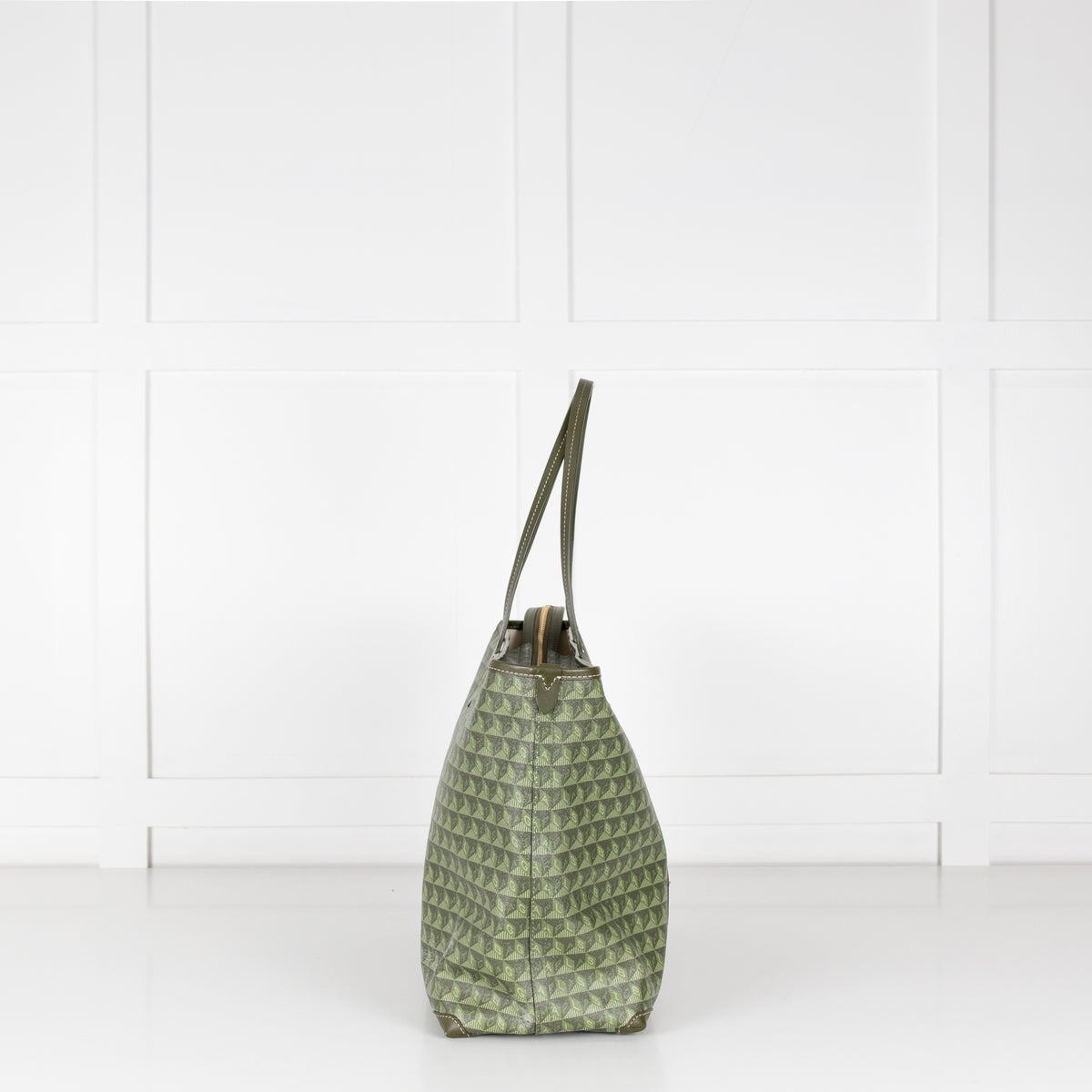 Anya Hindmarch Khaki Large I'm A Plastic Bag