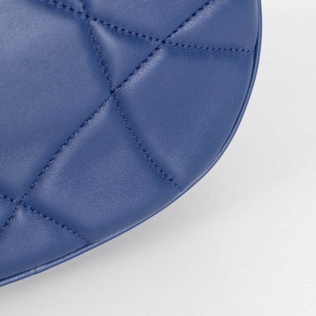 Dolce & Gabbana Blue Nappa Leather Devotion Crossbody Bag
