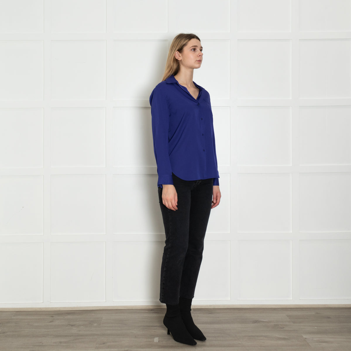 3.1 Philip Lim Purple Silk Shirt