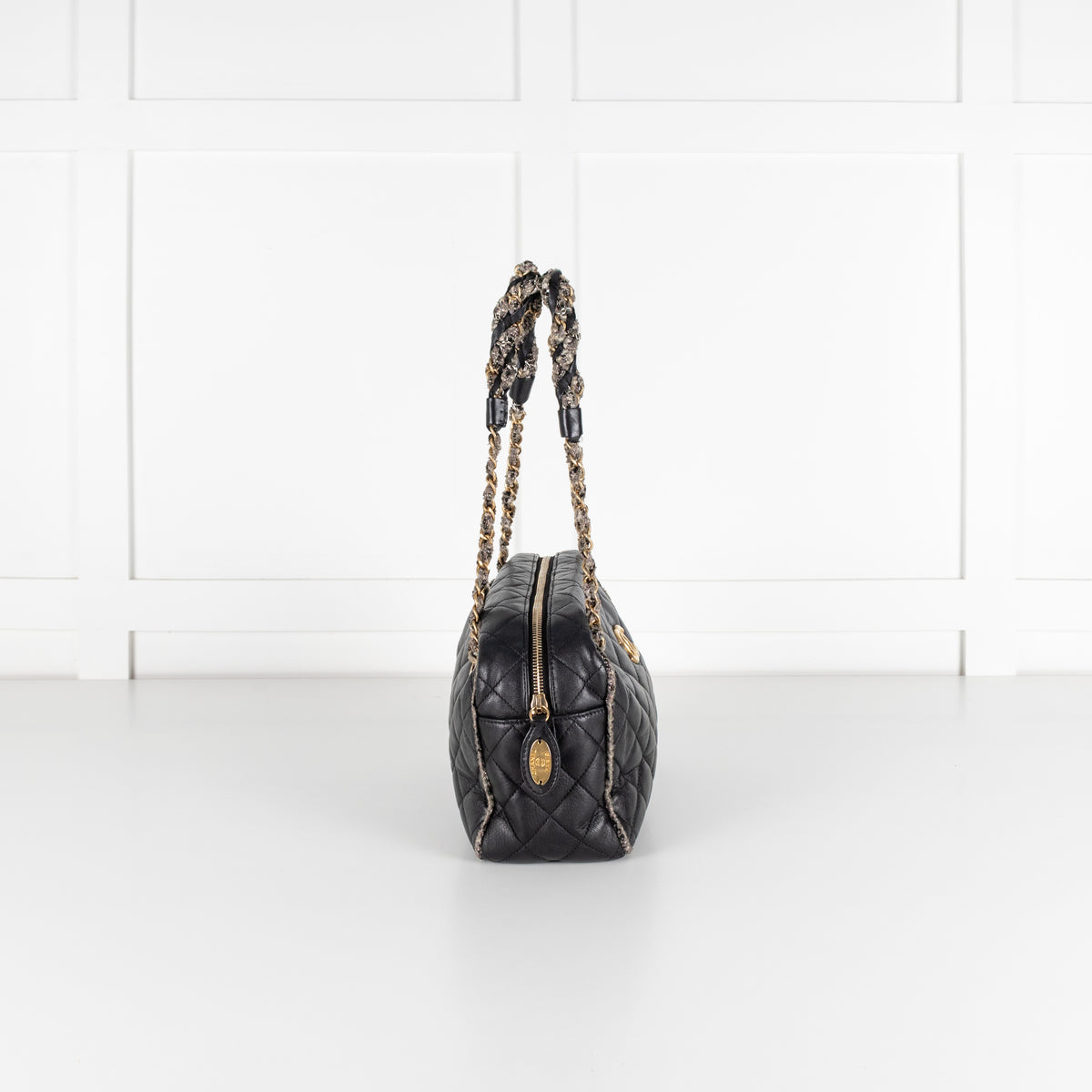 Chanel Black Quilted Lambskin Shoulder Bag