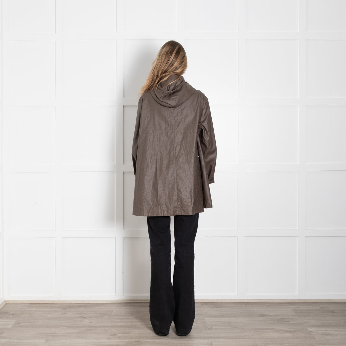 Pret Pour Partir Khaki Swingcoat With Hood