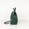 Telfar Dark Green Faux Leather Medium Shopping Bag