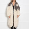 Raey Cream Hairy Tonal Chunky Recycled Cashmere Long Cardigan