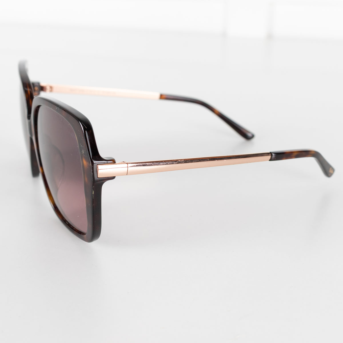 Maui Jim Tortoiseshell Oversized Square Frame Sunglasses