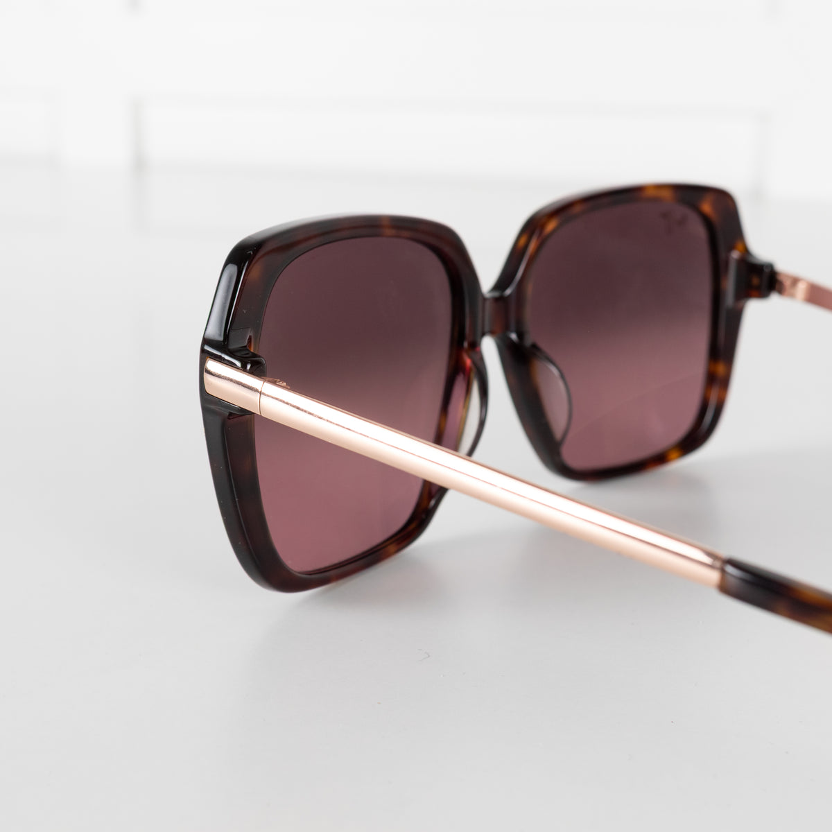 Maui Jim Tortoiseshell Oversized Square Frame Sunglasses