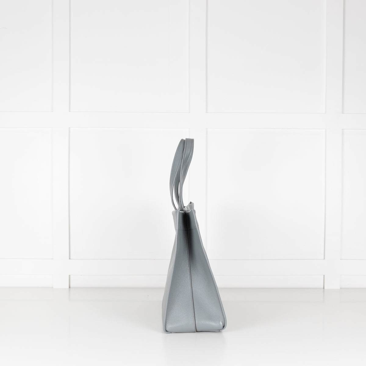 Anya Hindmarch Calf Leather Mortimer Grey LargeTote