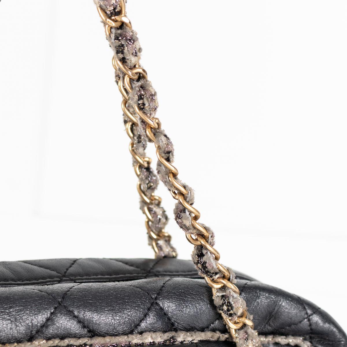 Chanel Black Quilted Lambskin Shoulder Bag