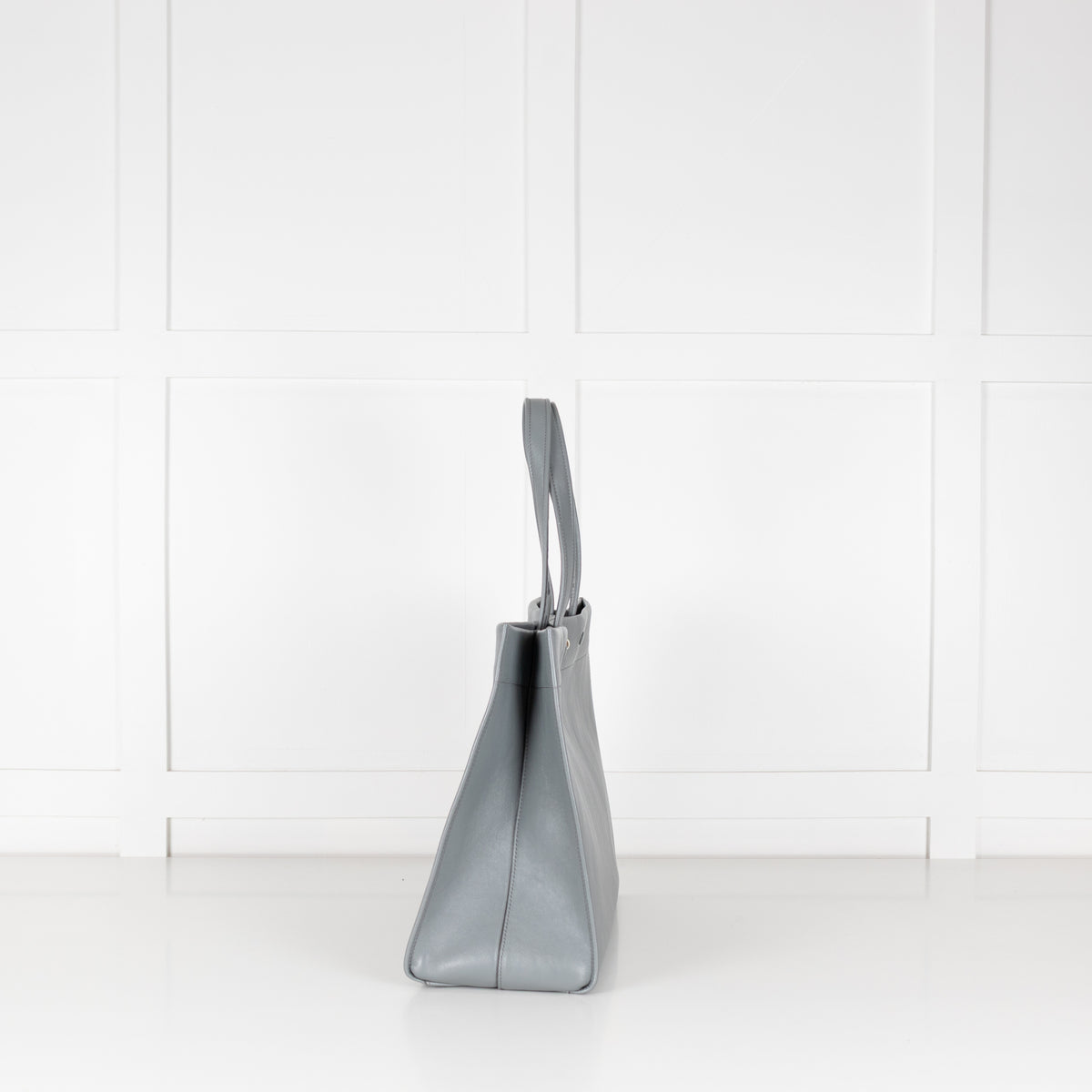 Anya Hindmarch Calf Leather Mortimer Grey LargeTote