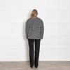 Dries Van Noten Black and Grey Check Short Jacket
