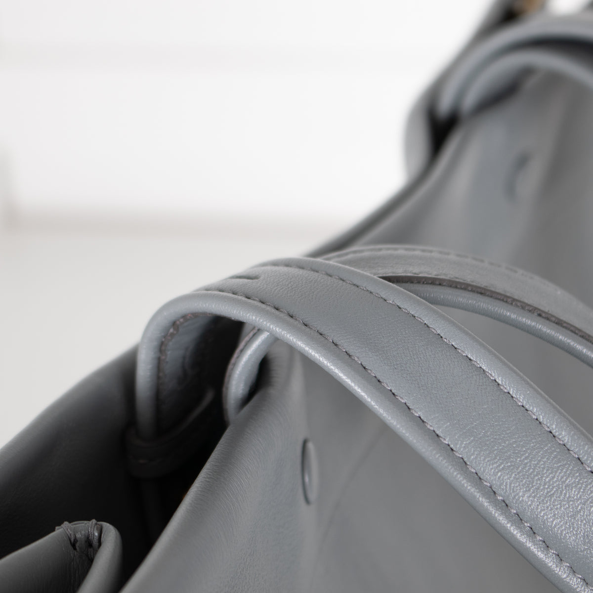 Anya Hindmarch Calf Leather Mortimer Grey LargeTote