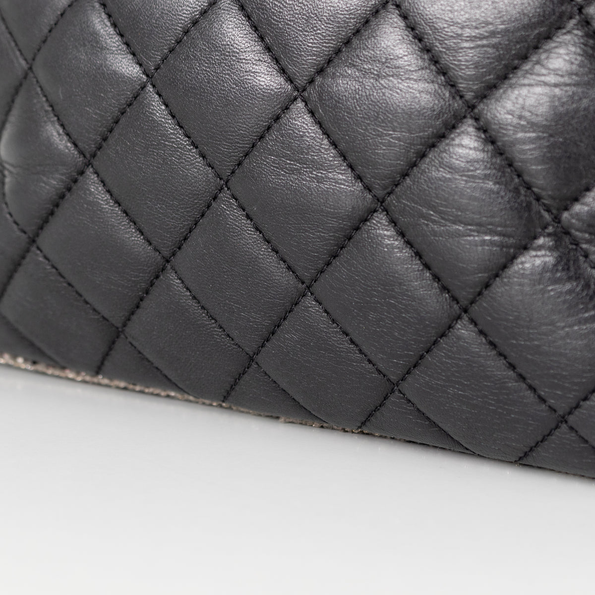 Chanel Black Quilted Lambskin Shoulder Bag