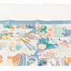 Hermes Silk Blue Multi Print Precious Paradise Scarf