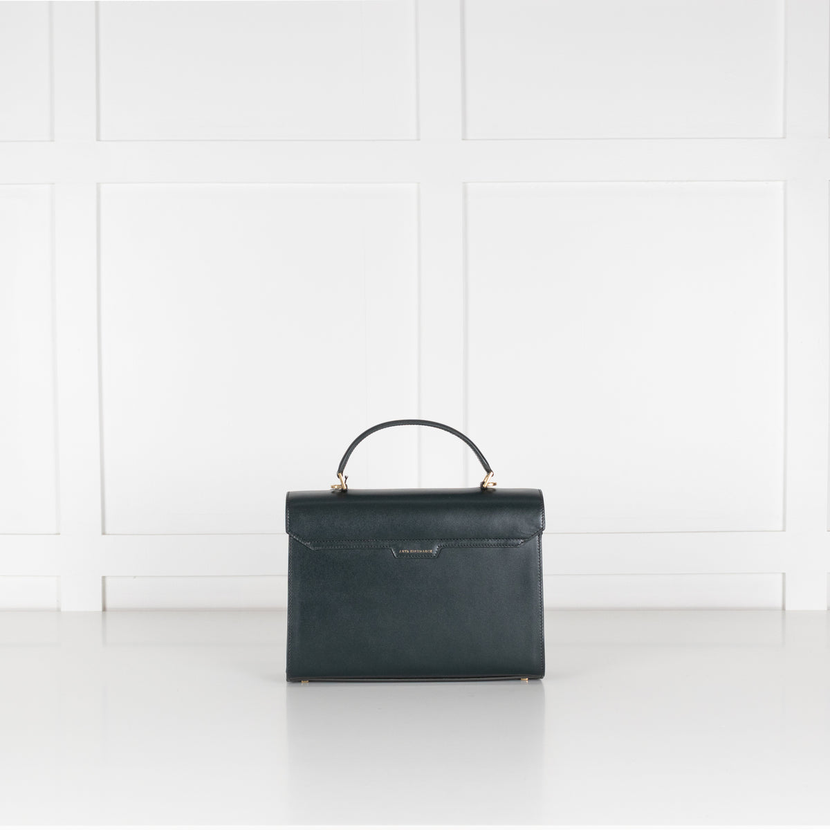 Anya Hindmarch Green Mortimer Top Handle Bag