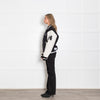 Axel Arigato Black And Cream Varsity Bomber Jacket