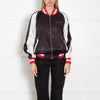 Joyrich Black Satin Varsity Jacket