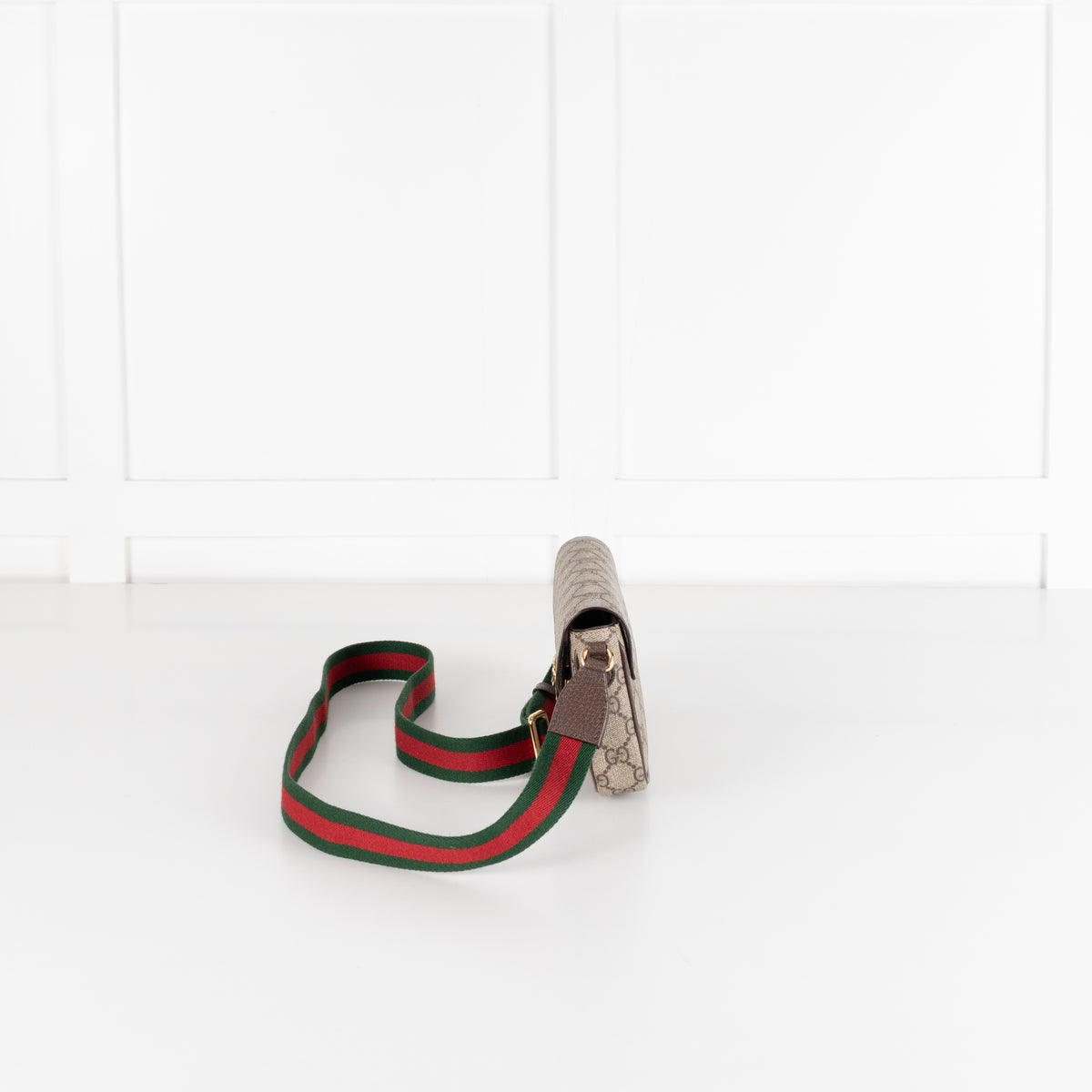 Gucci Beige Ebony Ophida Mini Crossbody Bag