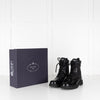 Prada Black Monolith Combat Boots