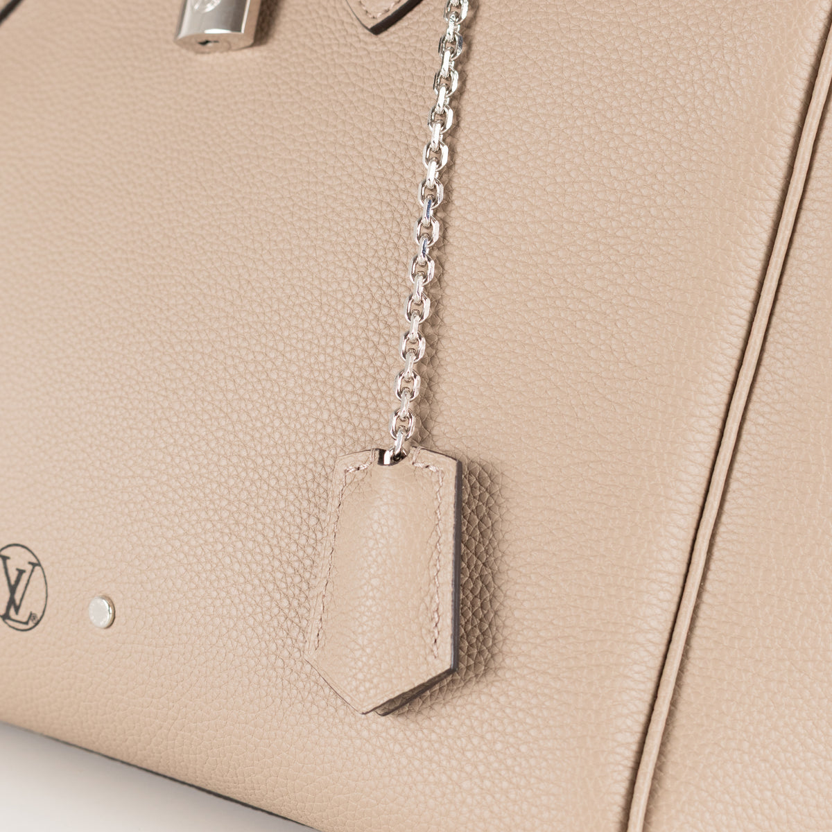 Louis Vuitton Taupe Leather Milla MM Bag