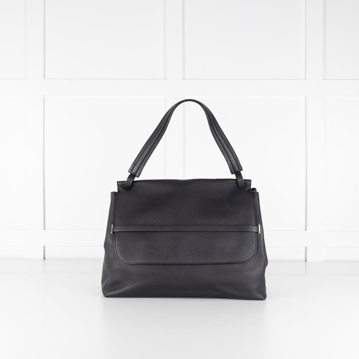 The Row Black Sideby Tote