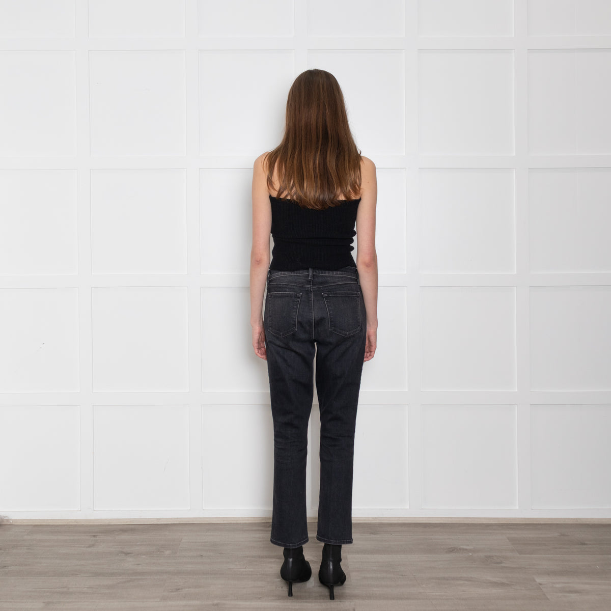 J Brand Selena Cropped Dark Wash Jeans