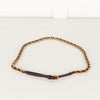Salvatore Ferragamo Brown Leather Gold Chain Thin Belt