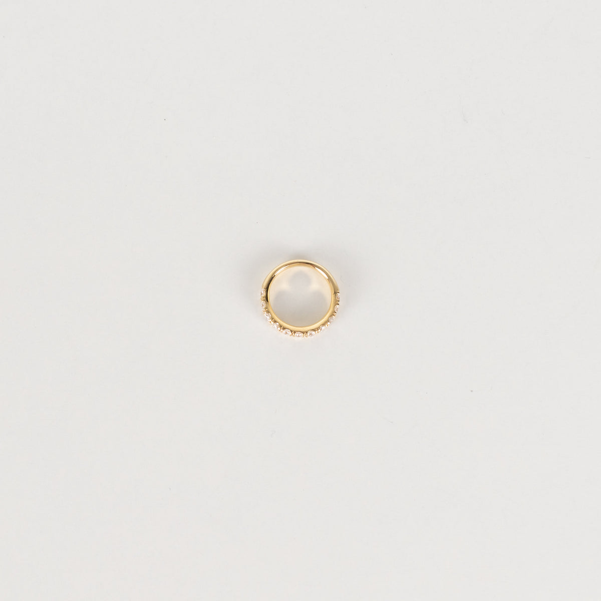 18ct Yellow Gold 1.10ct Diamond Half-Eternity Ring