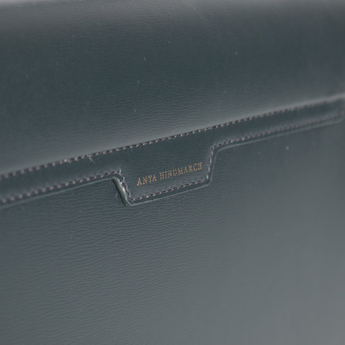 Anya Hindmarch Green Mortimer Top Handle Bag