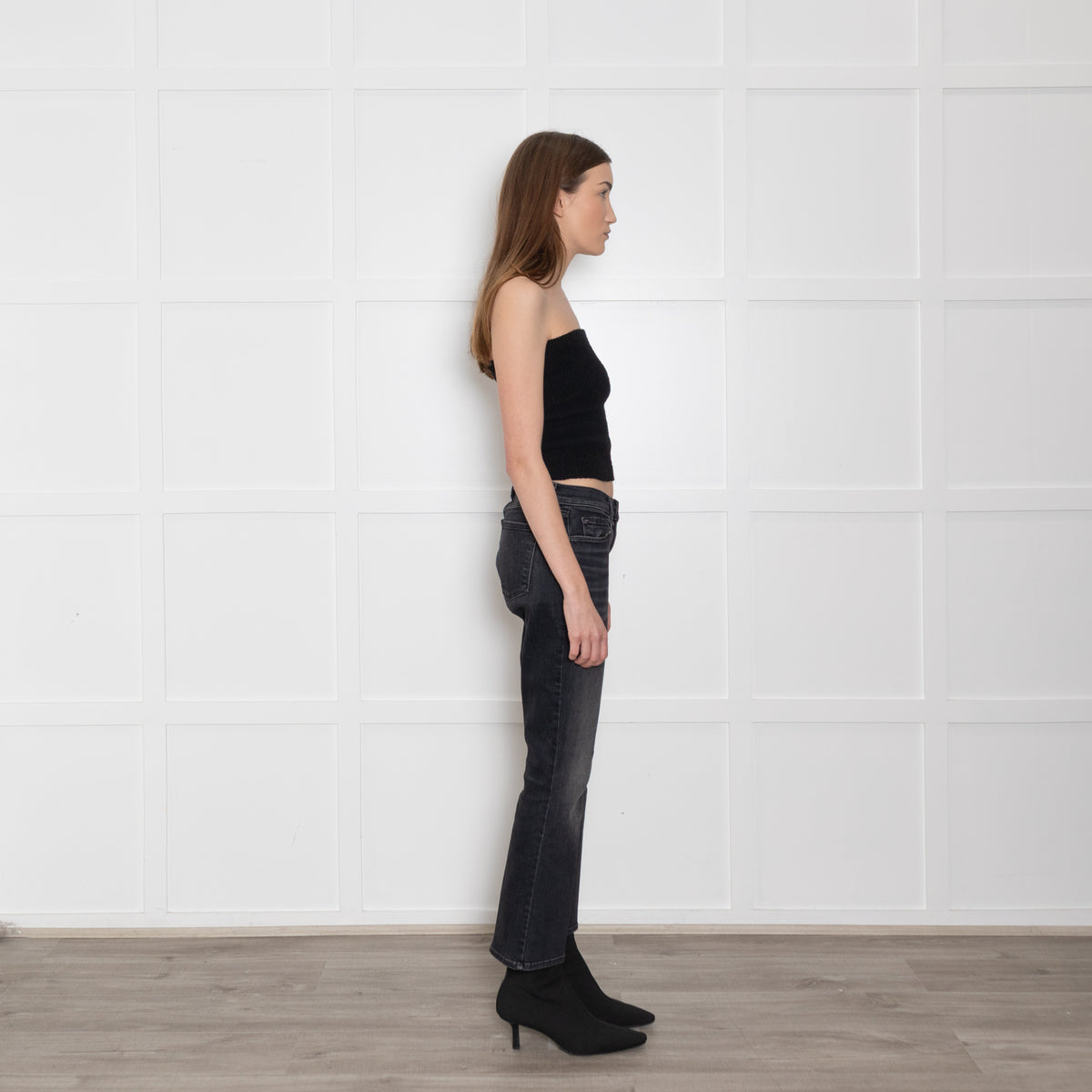 J Brand Selena Cropped Dark Wash Jeans