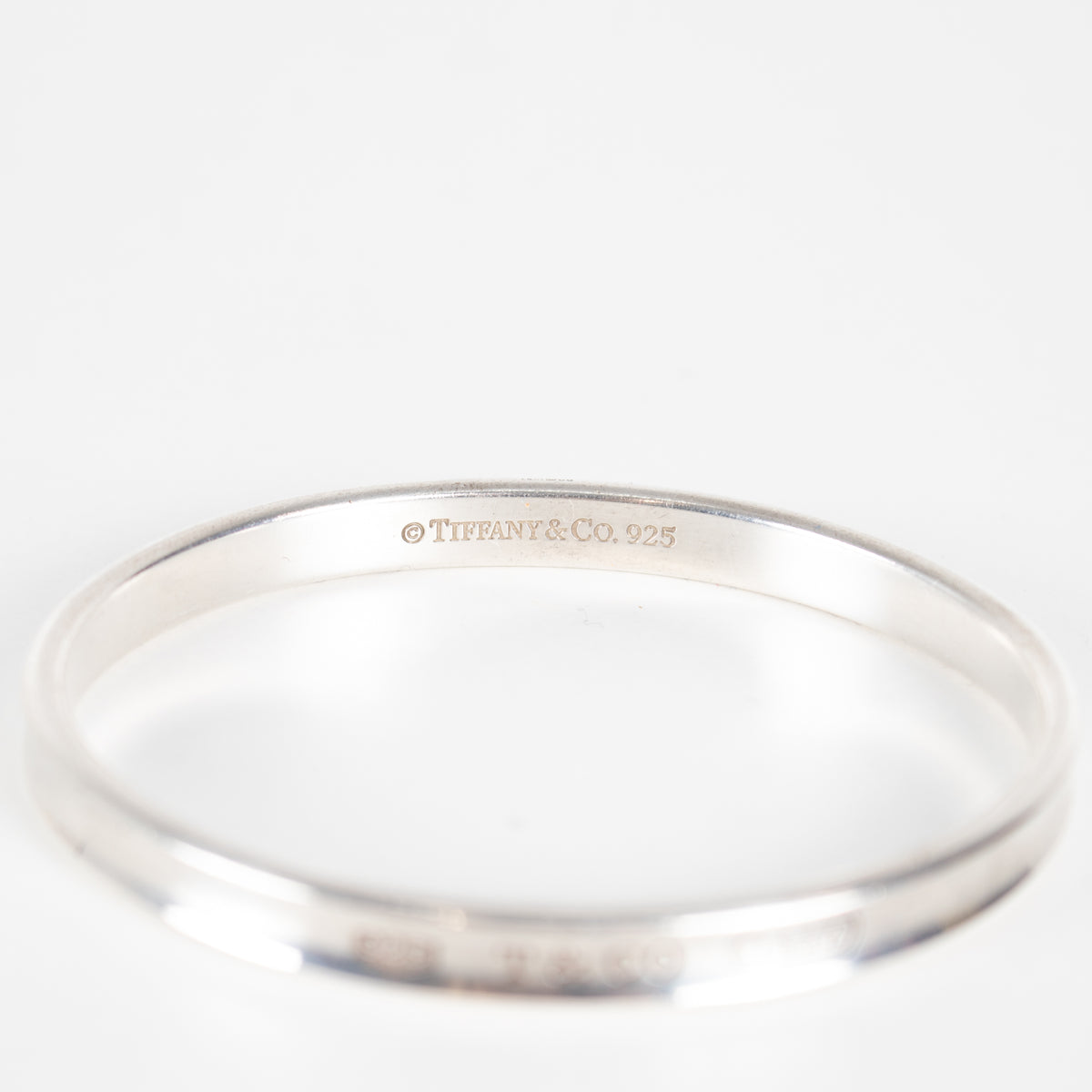 Tiffany & Co 1837 Narrow Bangle Bracelet Sterling Silver 925