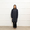 Ilse Jacobsen Navy Quilted Coat