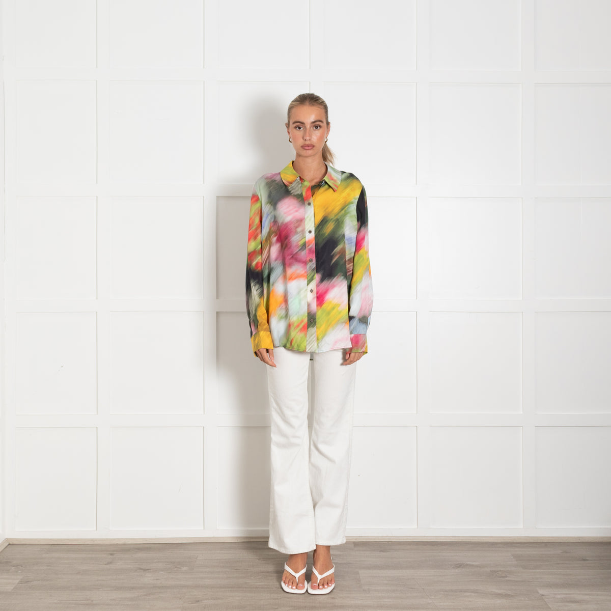 Stine Goya Liquid Watercolour Button Down Shirt