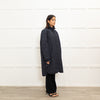Ilse Jacobsen Navy Quilted Coat