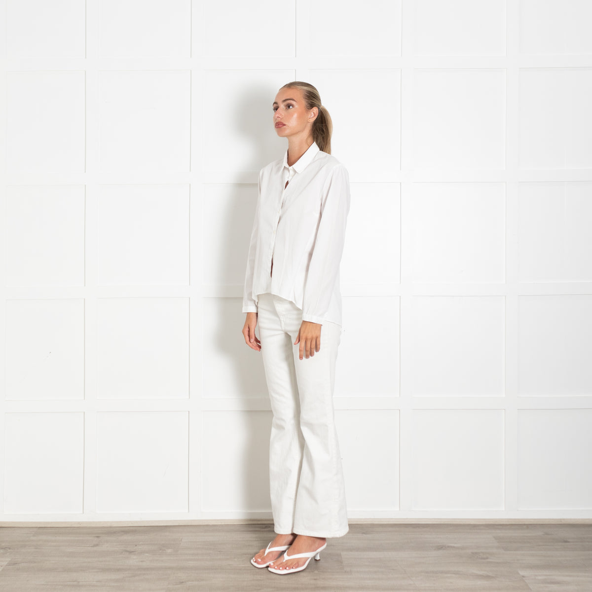 Bamford White Cotton Button Down Shirt