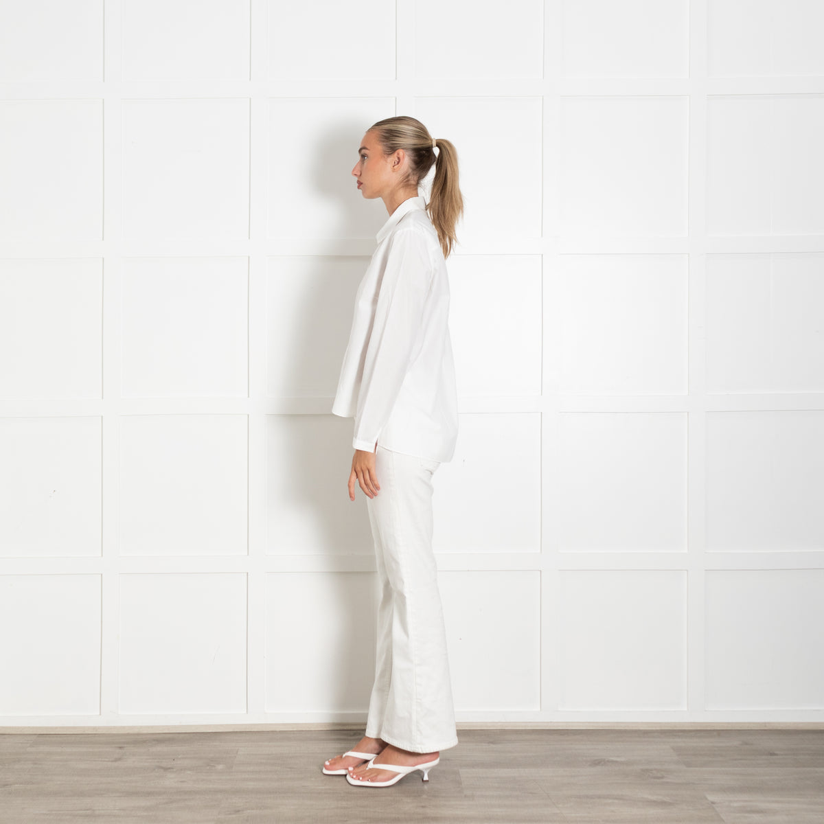 Bamford White Cotton Button Down Shirt