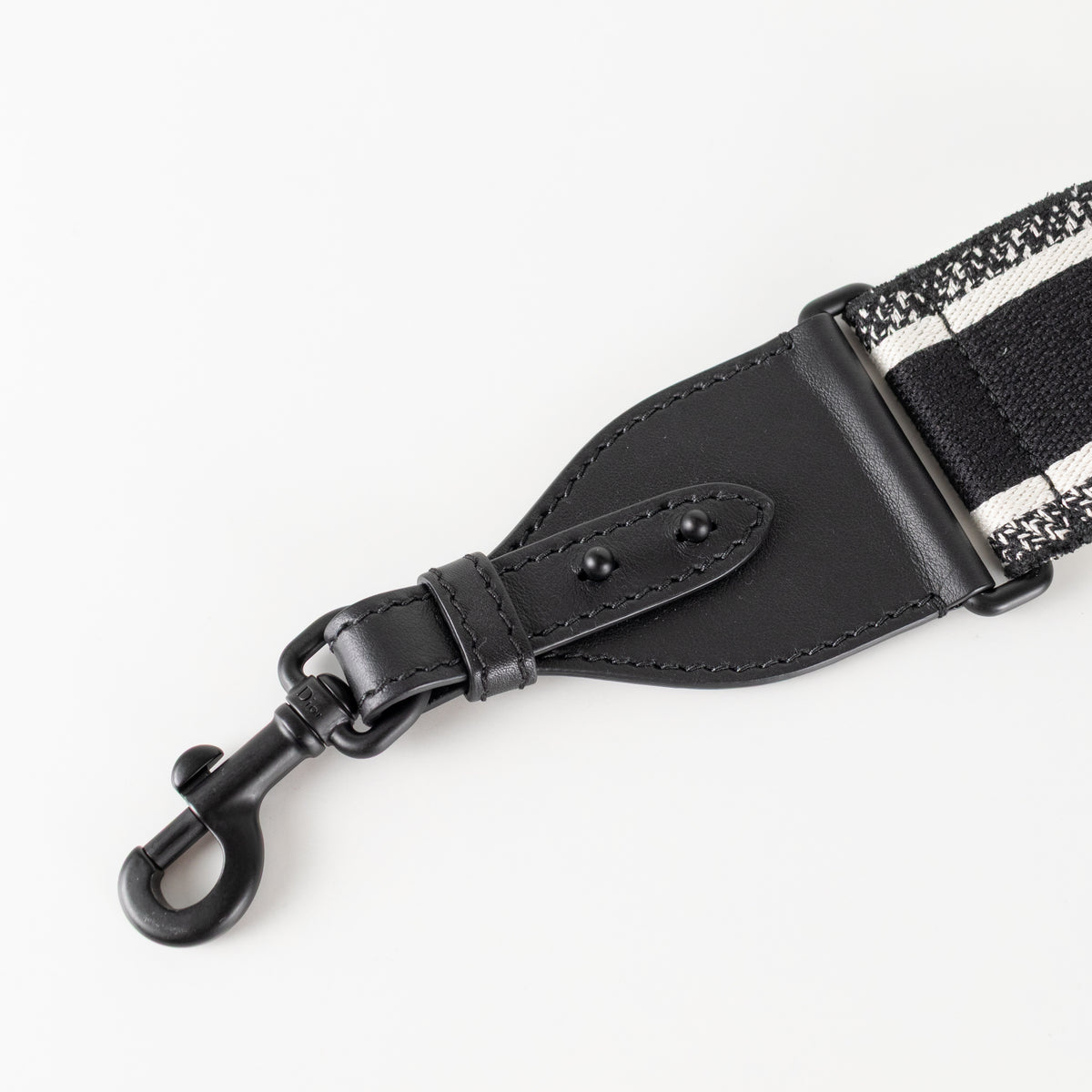 Christian Dior Black and Cream Bag Strap