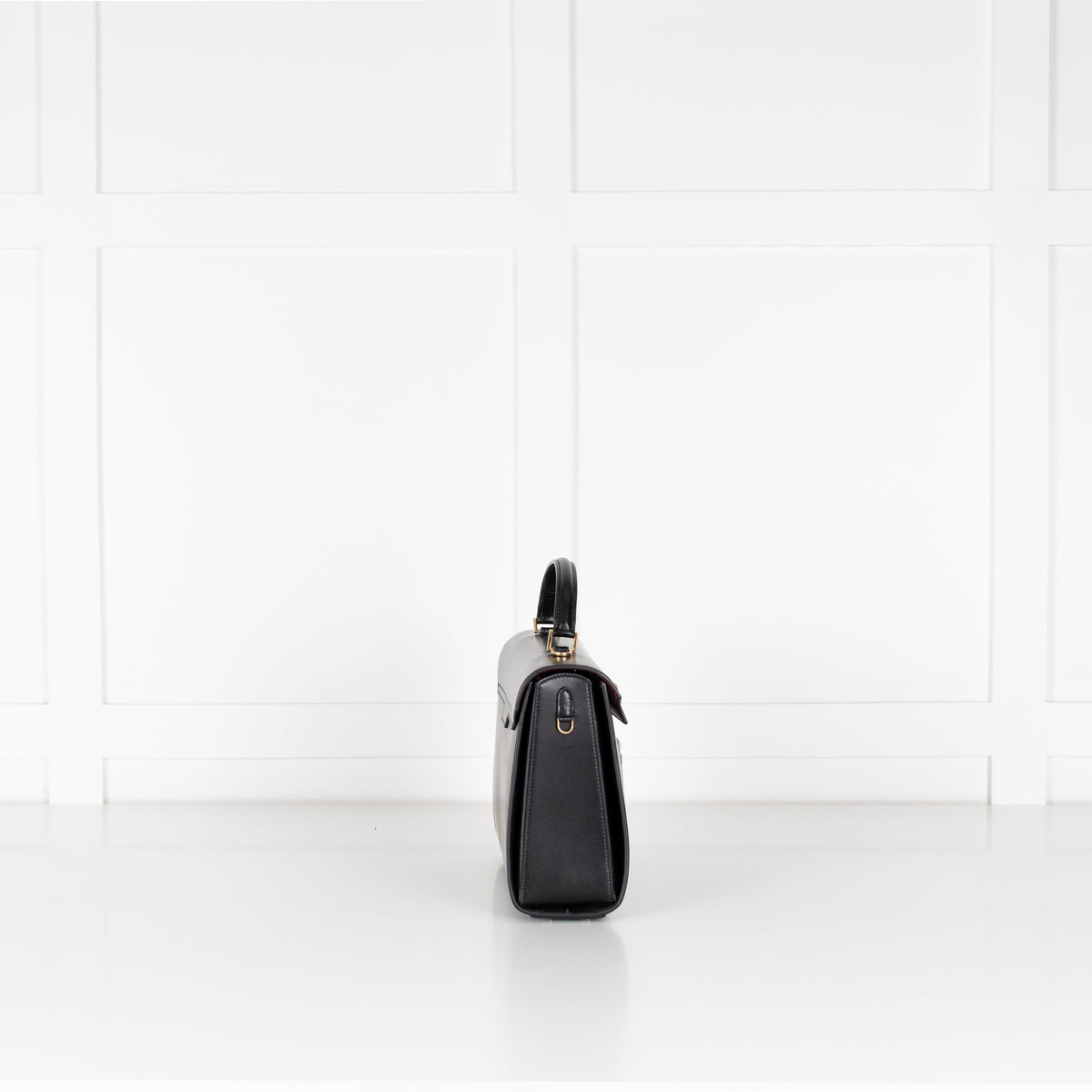 Anya Hindmarch Black Mortimer Top Handle Bag