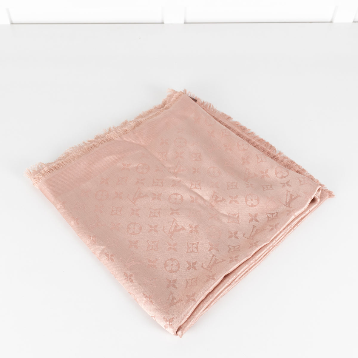 Louis Vuitton Dusty Pink Monogram Shawl