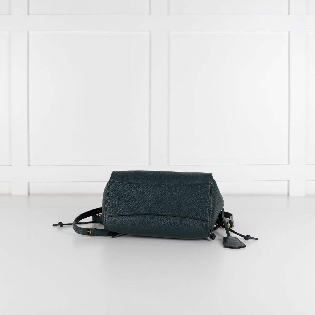 Mulberry Teal Pebbled Leather Iris Shoulder Bag