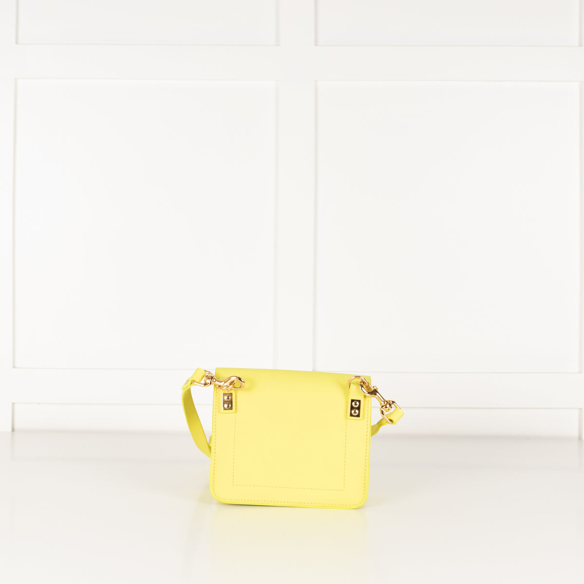 Sophie Hulme Neon Yellow Bag
