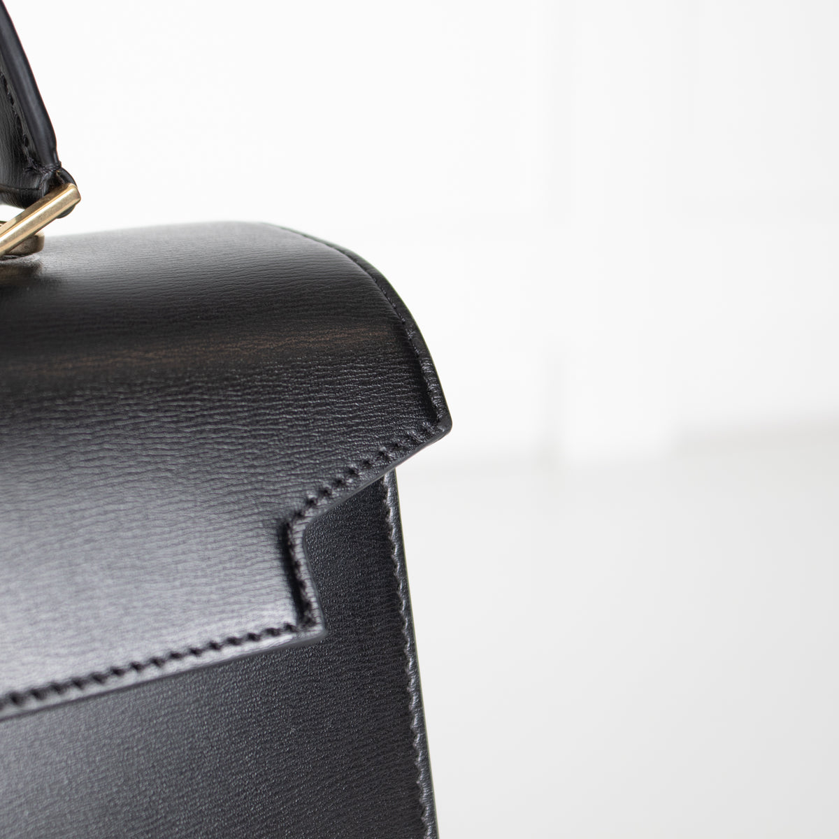 Anya Hindmarch Black Mortimer Top Handle Bag