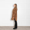Suncoo Brown Teddy Long Shacket
